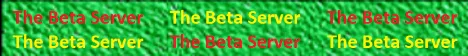 The Beta Server banner