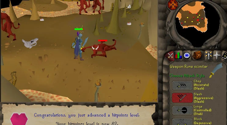 2005.RS Wilderness Content PvM Skilling: image 3
