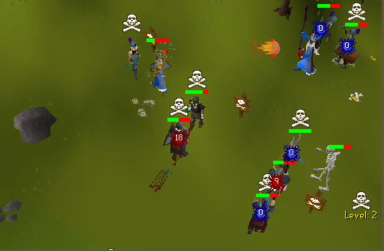 2005.RS Wilderness Content PvM Skilling: image 2